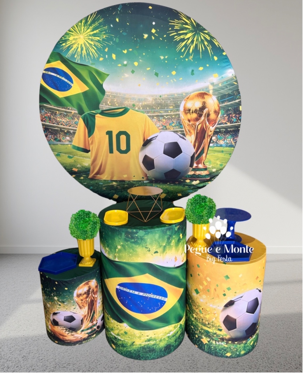 Kit Bronze Copa Do Mundo 1 - Pegue e Monte Big Festa