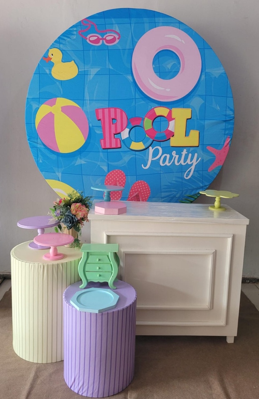 Kit Prata - Pool Party - HK Décor & pegue  e monte