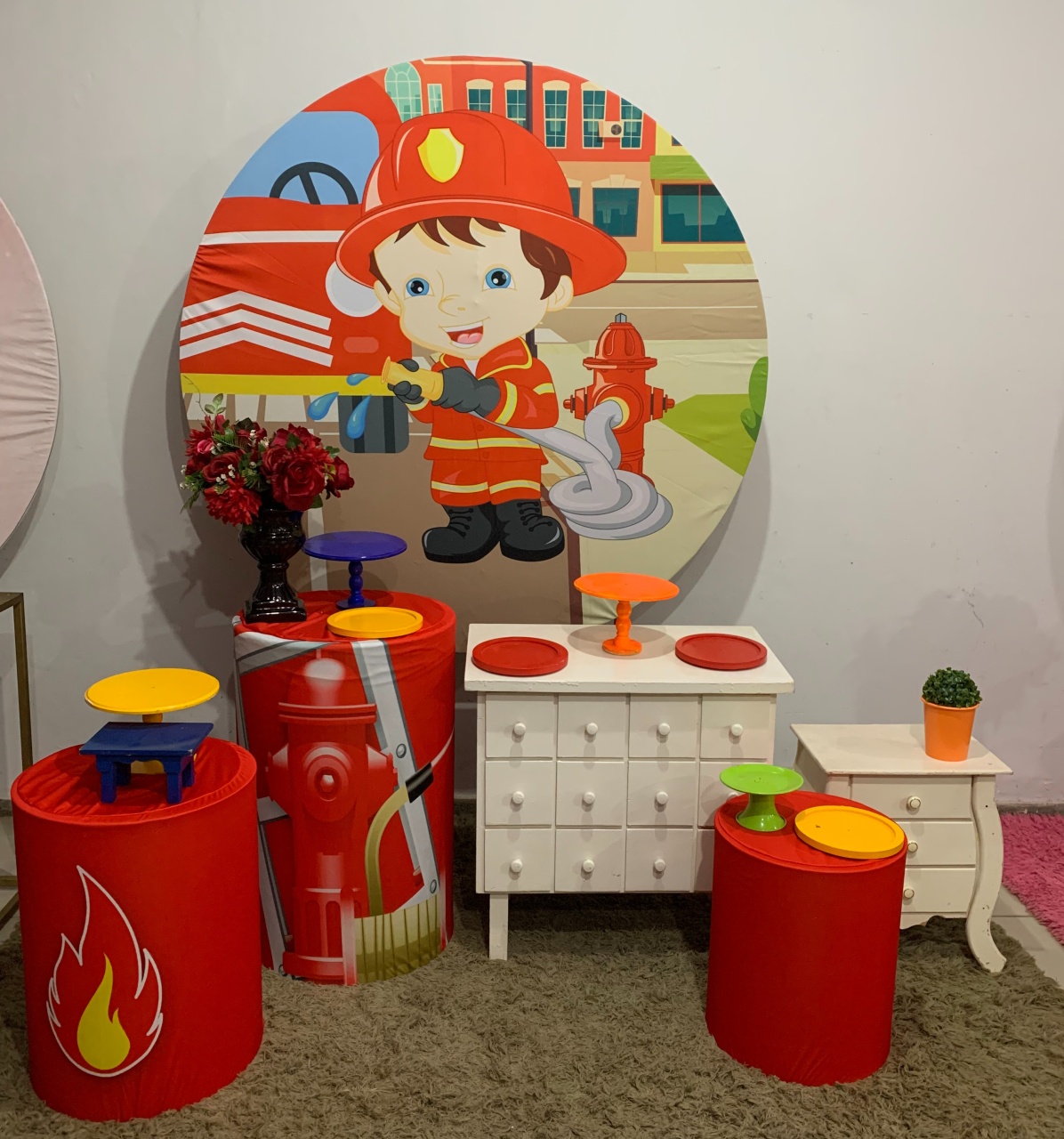 Kit Prata - Bombeiro - HK Décor & pegue  e monte