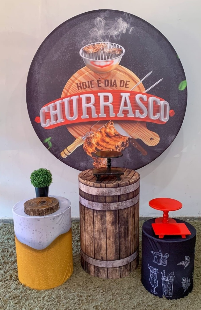Kit Bronze  - Churrasco - HK Décor & pegue  e monte
