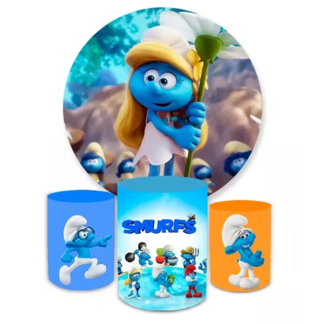 Bronze - Smurfs - Tema Novo - HK Décor & pegue  e monte