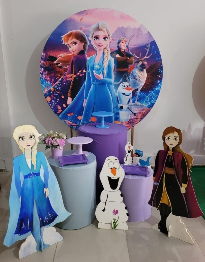 Kit Bronze - Frozen - HK Décor & pegue  e monte