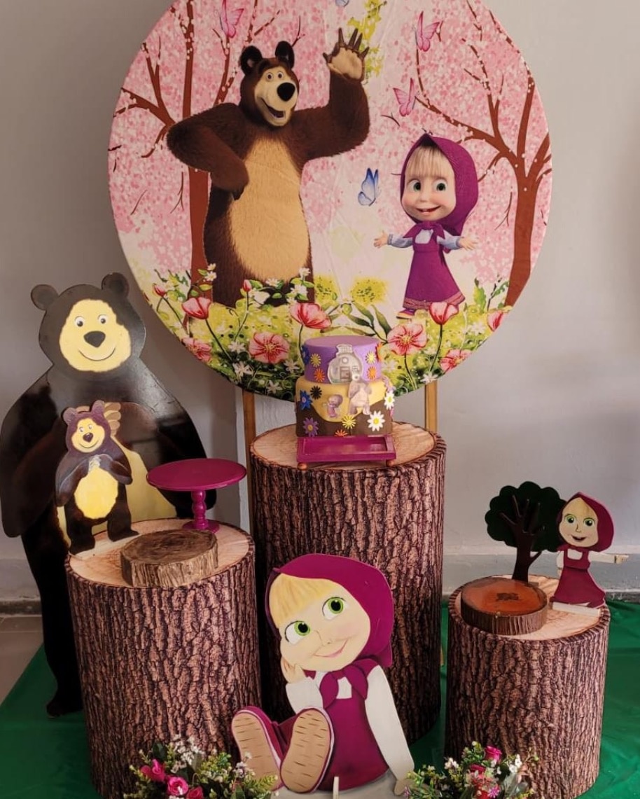 Kit Bronze - Macha E O Urso - HK Décor & pegue  e monte