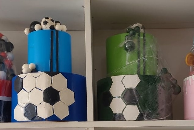Bolo Fake - Futebol - HK Décor & pegue  e monte