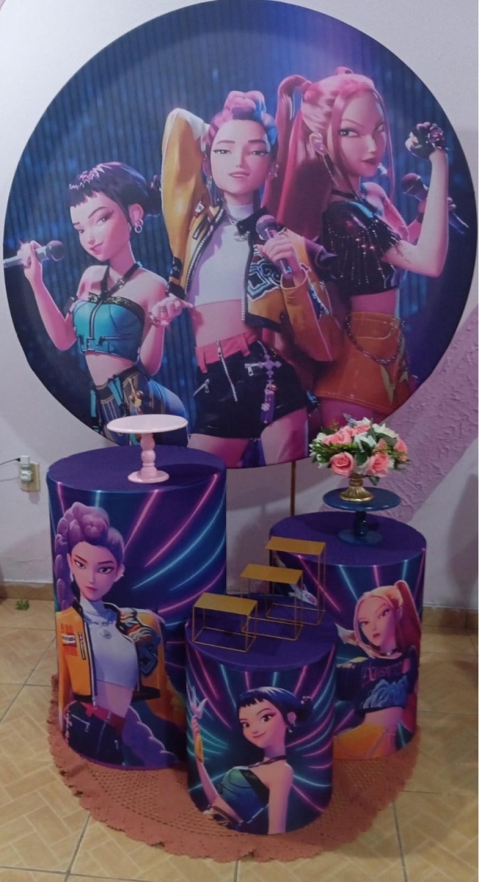 Kit Bronze Guerreiras Do K-Pop - HK Décor & pegue  e monte