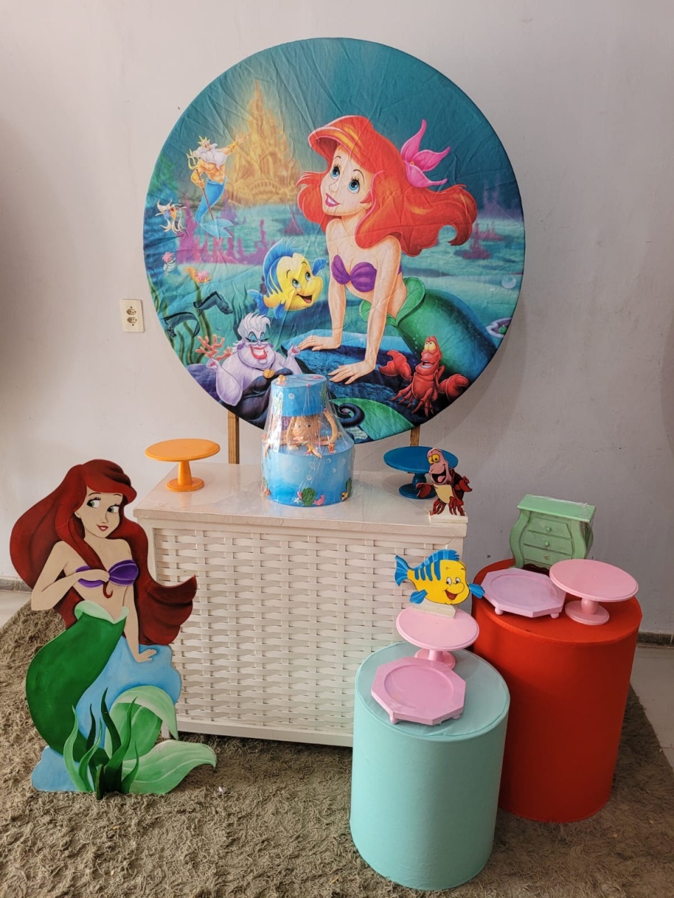 Kit Prata - Sereia Ariel - HK Décor & pegue  e monte