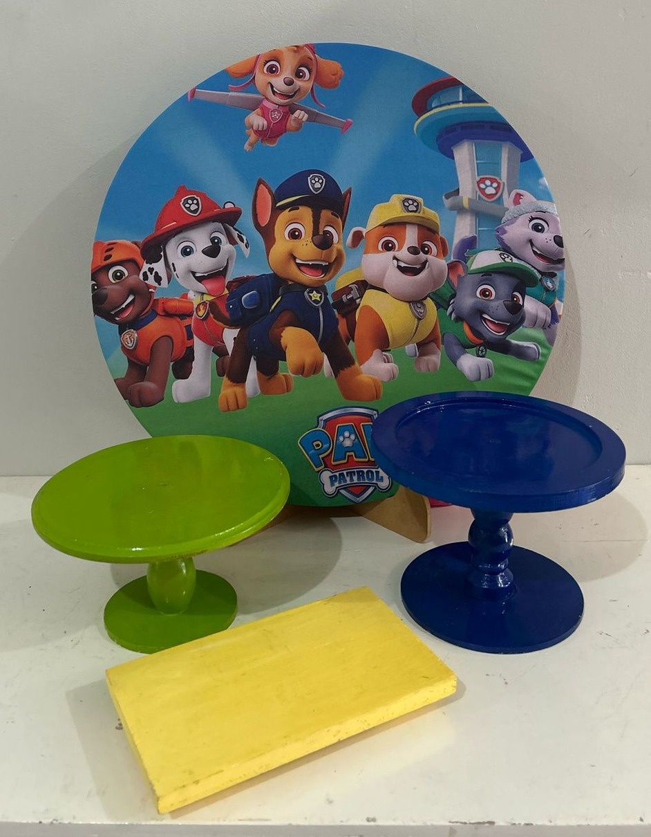 Mini Kit - Patrulha Canina - HK Décor & pegue  e monte