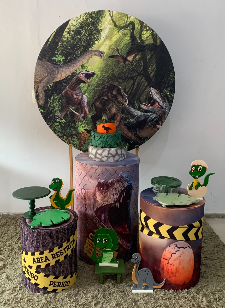 Kit Bronze - Dinossauros - HK Décor & pegue  e monte