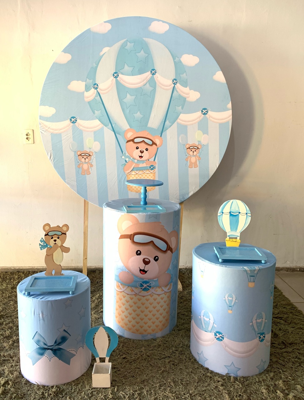 Kit Bronze - Urso Baloeiro - HK Décor & pegue  e monte