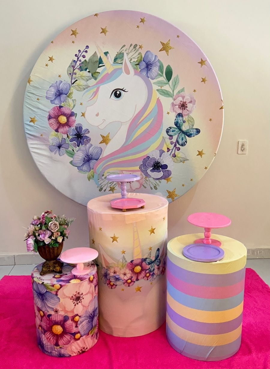 Kit Bronze - Unicórnio - HK Décor & pegue  e monte