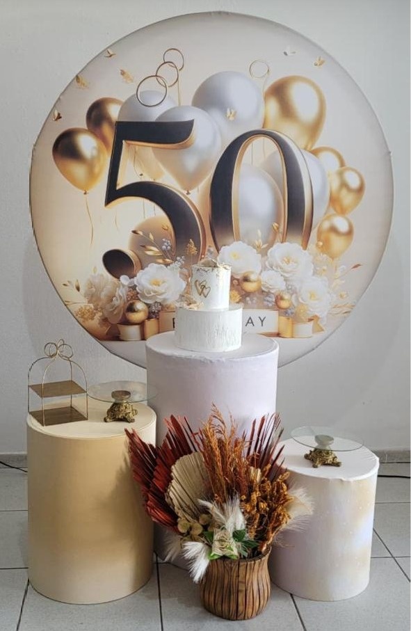 Kit Bronze - 50 Anos - HK Décor & pegue  e monte