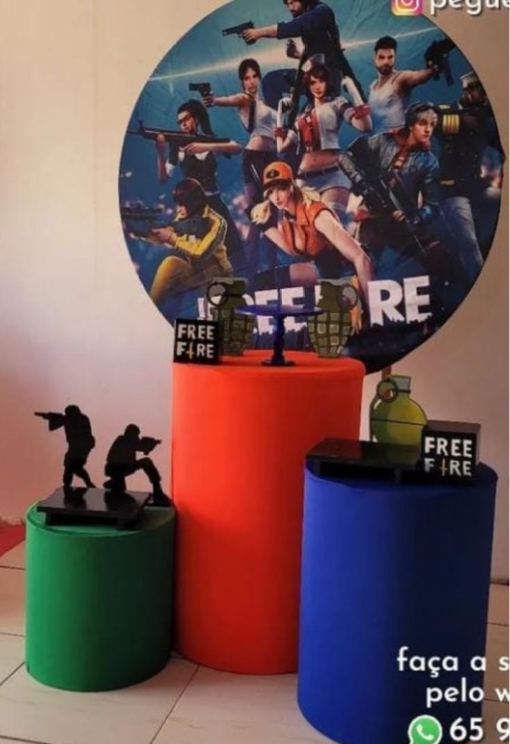 Bronze - Free Fire - HK Décor & pegue  e monte