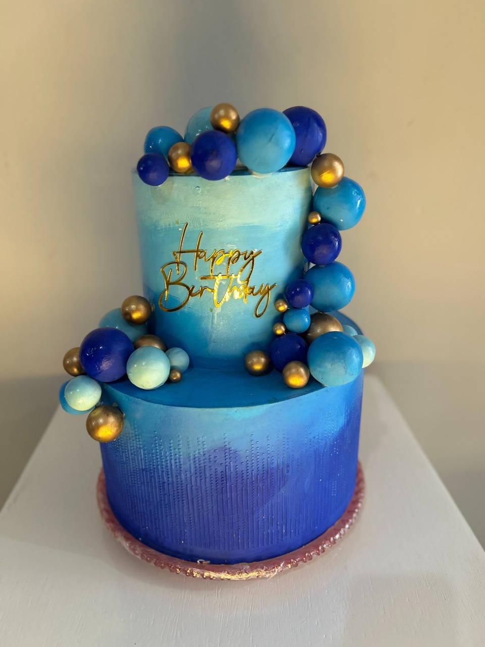 Bolo Fake - Azul - HK Décor & pegue  e monte