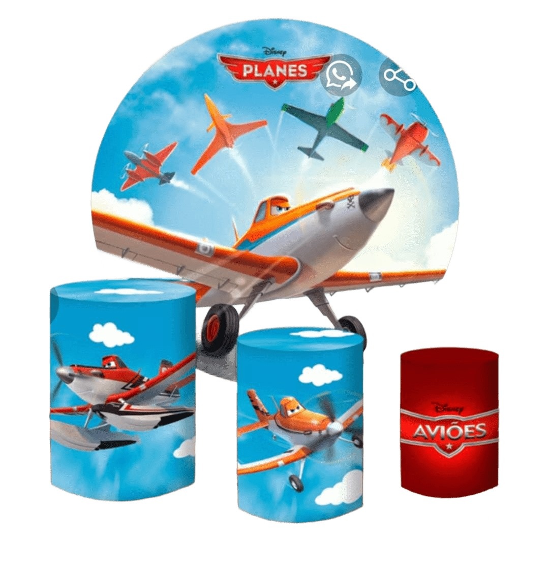 Kit Bronze - Aviões - HK Décor & pegue  e monte