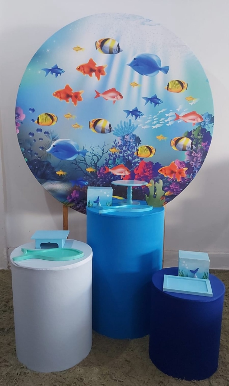 Fundo Do Mar - HK Décor & pegue  e monte
