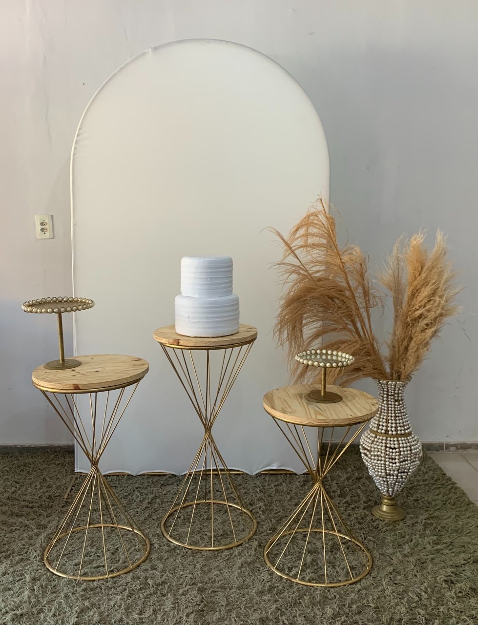 Kit Prata - Branco - HK Décor & pegue  e monte