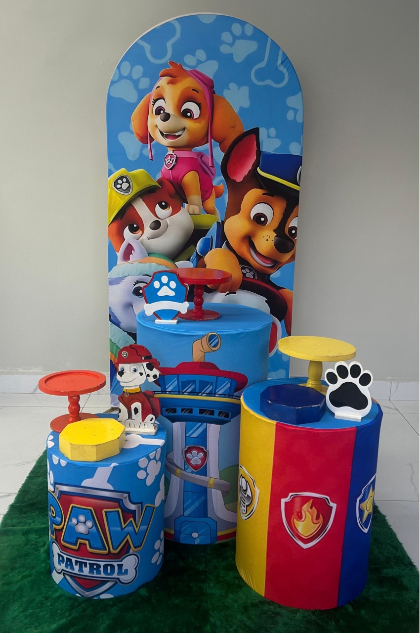 Kit Prata - Patrulha Canina - HK Décor & pegue  e monte
