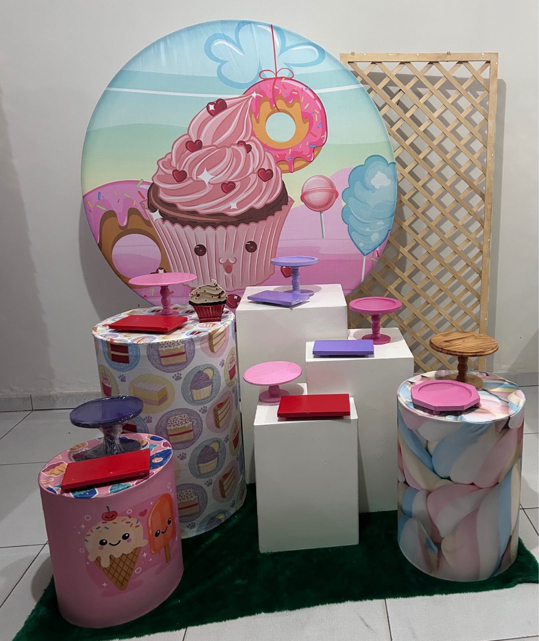 Kit Ouro  - Doceria - HK Décor & pegue  e monte