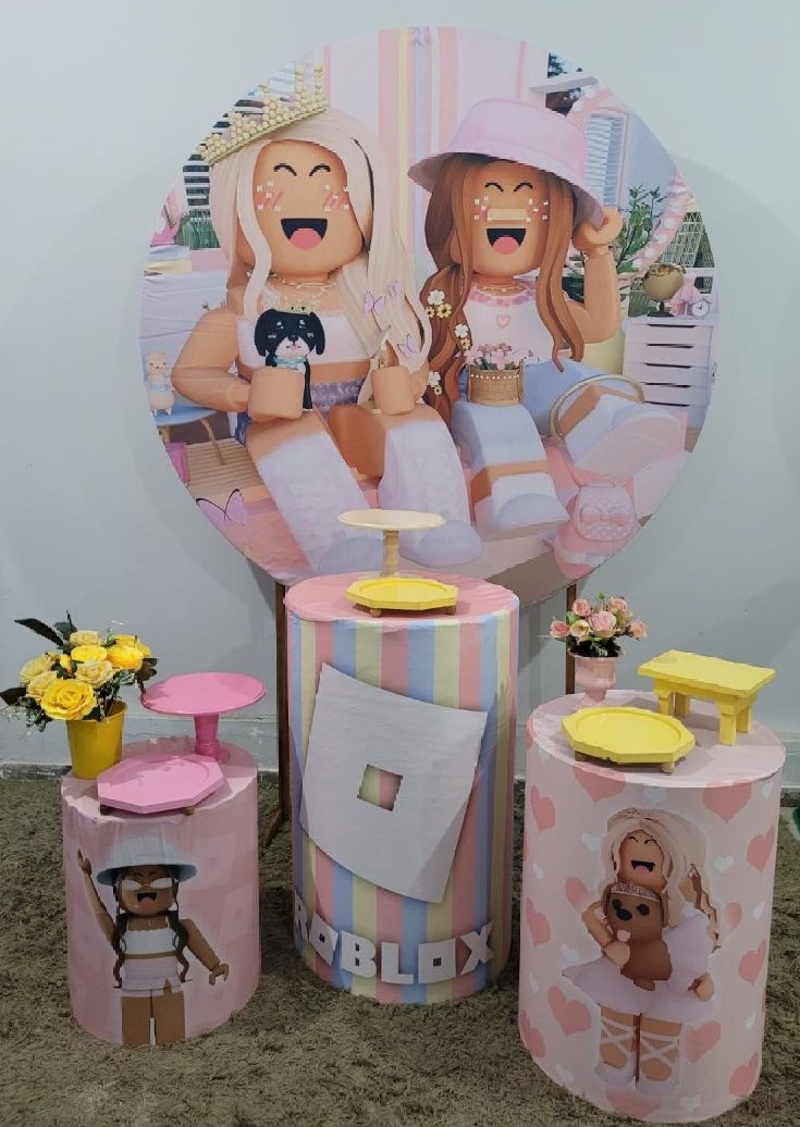 Roblox Menina - HK Décor & pegue  e monte