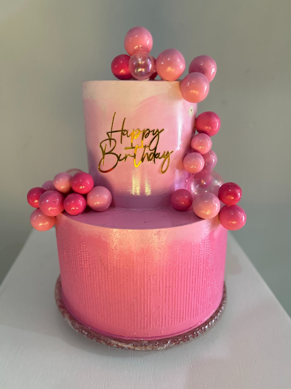 Bolo Fake - Rosa  - HK Décor & pegue  e monte