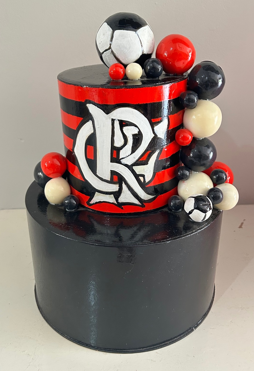 Bolo Fake - Flamengo - HK Décor & pegue  e monte