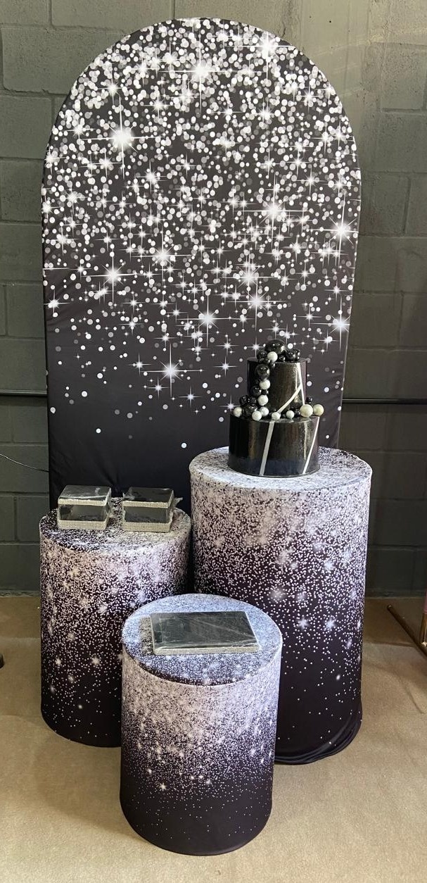 Kit Prata - Preto Prata - HK Décor & pegue  e monte