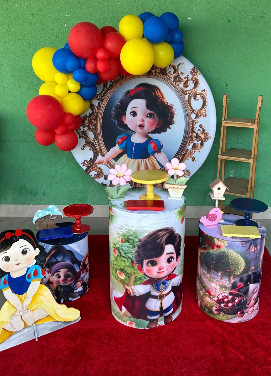 Bronze - Branca de Neve Cute - HK Décor & pegue  e monte