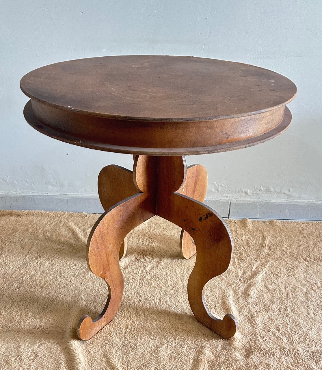 Mesa Redonda Marron - HK Décor & pegue  e monte
