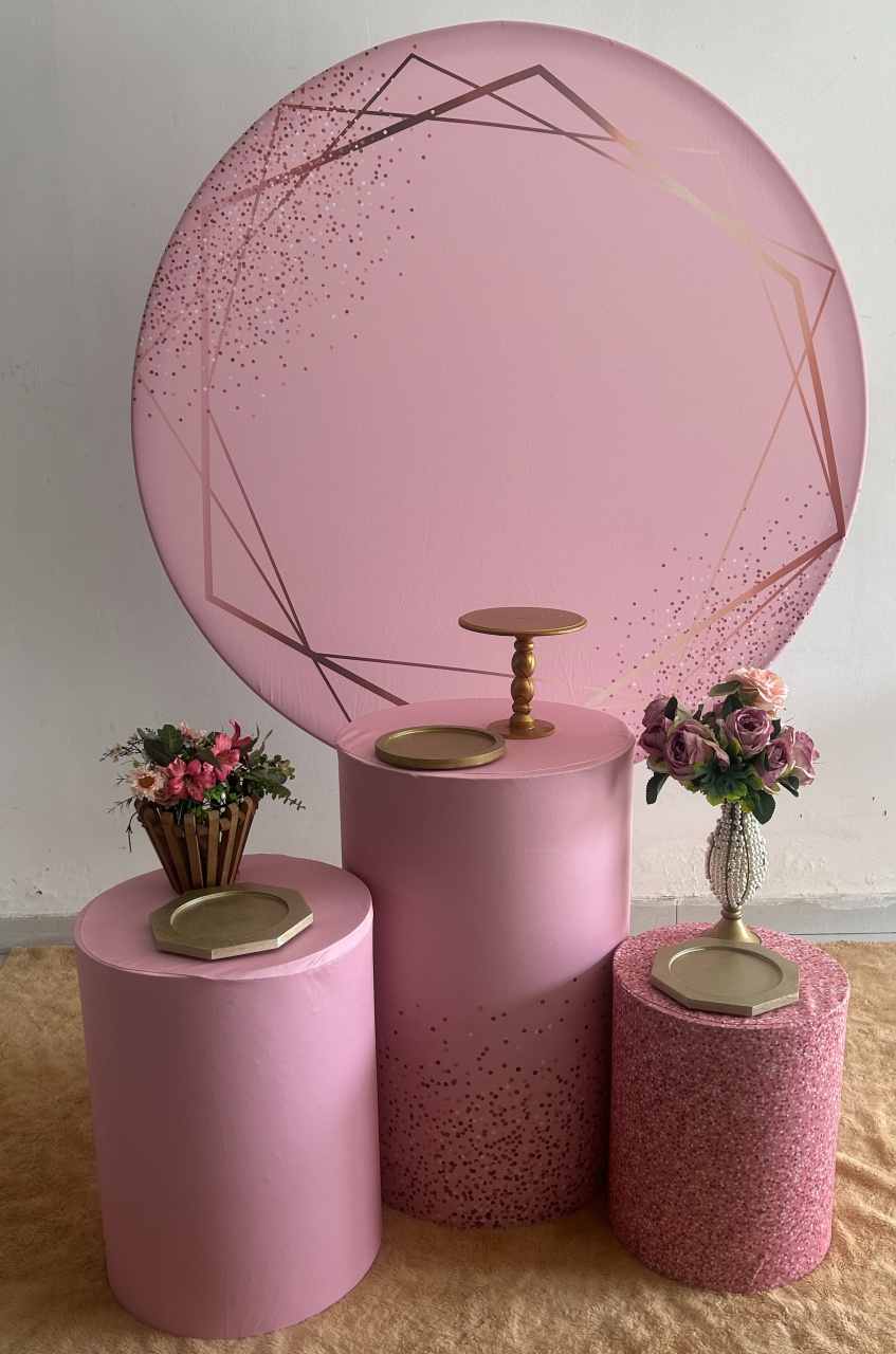 Kit Bronze - Rose E Dourado - HK Décor & pegue  e monte