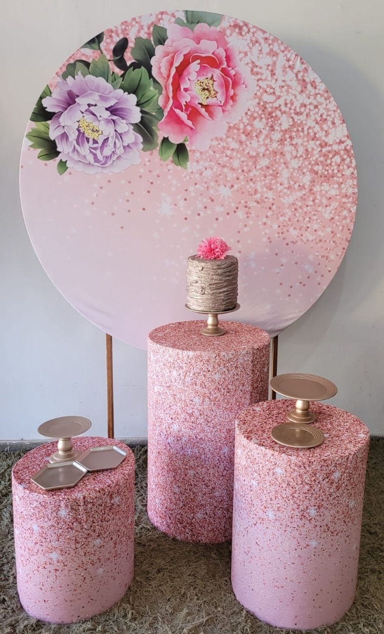 Kit Bronze - Floral Rosa - HK Décor & pegue  e monte