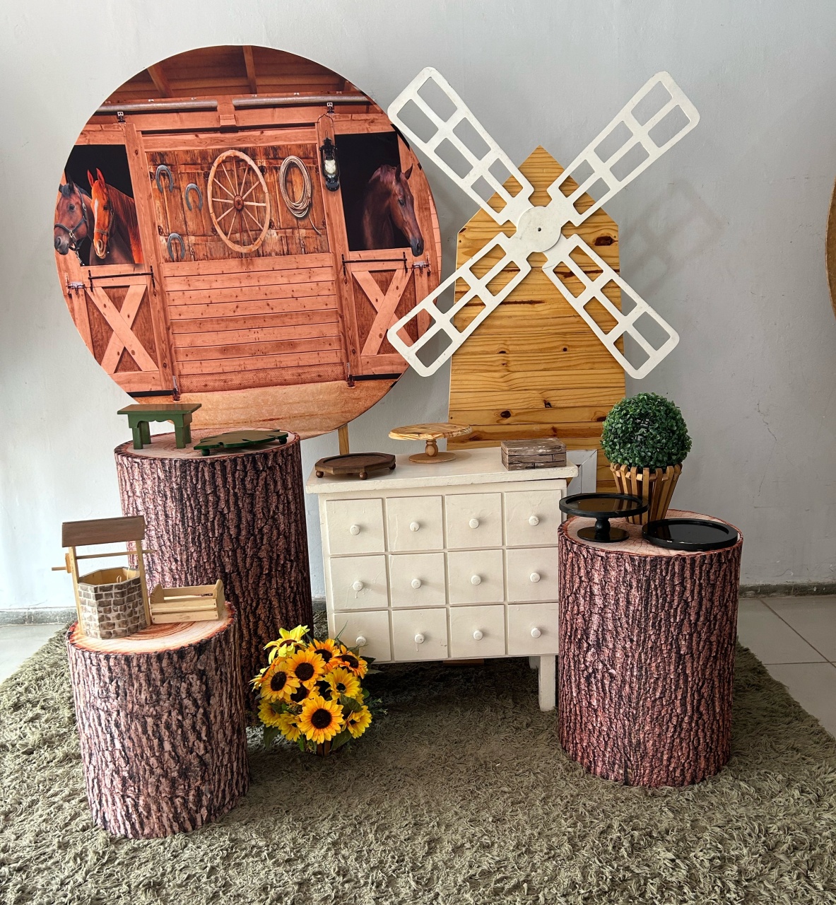 Kit Ouro  - Cavalo - HK Décor & pegue  e monte