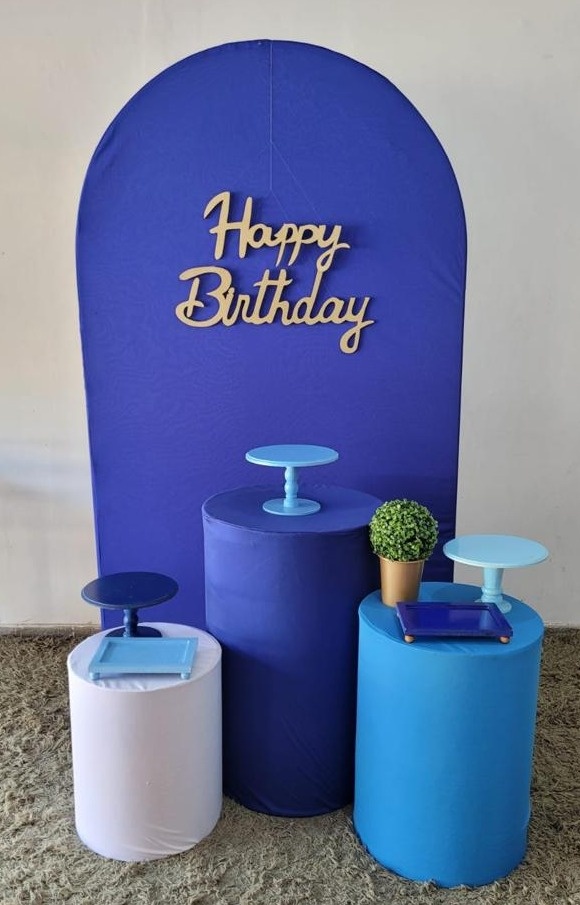 Kit Prata - Azul Royal - HK Décor & pegue  e monte