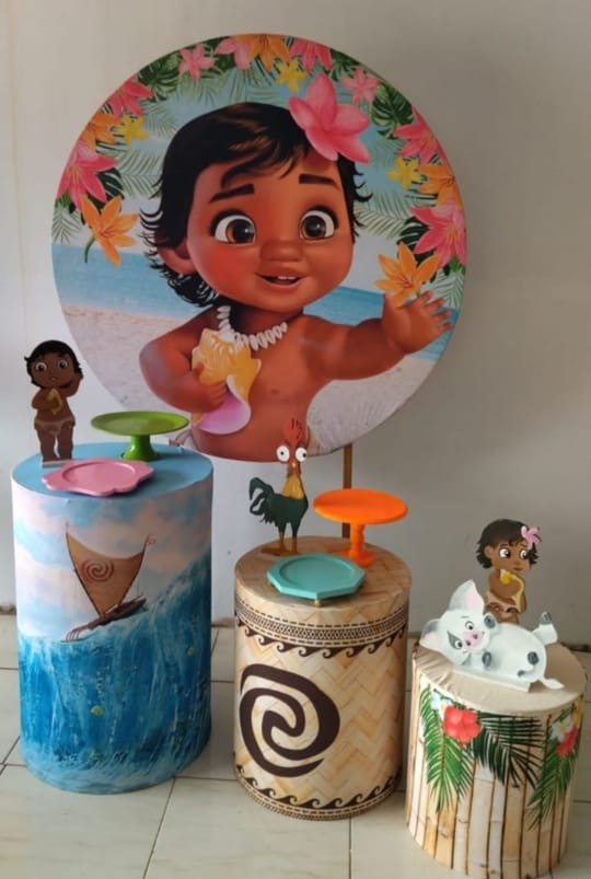 Kit Bronze - Moana Baby - HK Décor & pegue  e monte