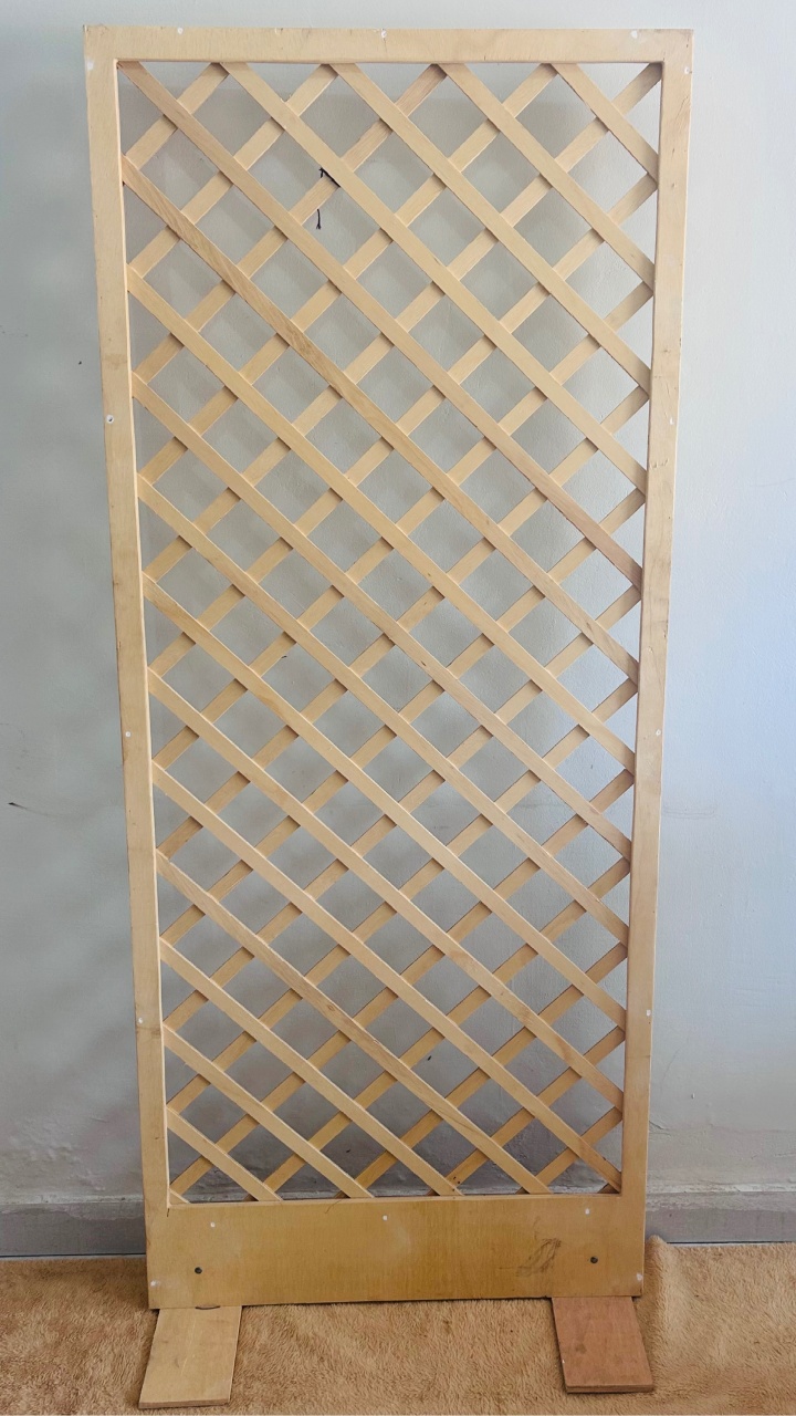Painel Grade Madeira - HK Décor & pegue  e monte