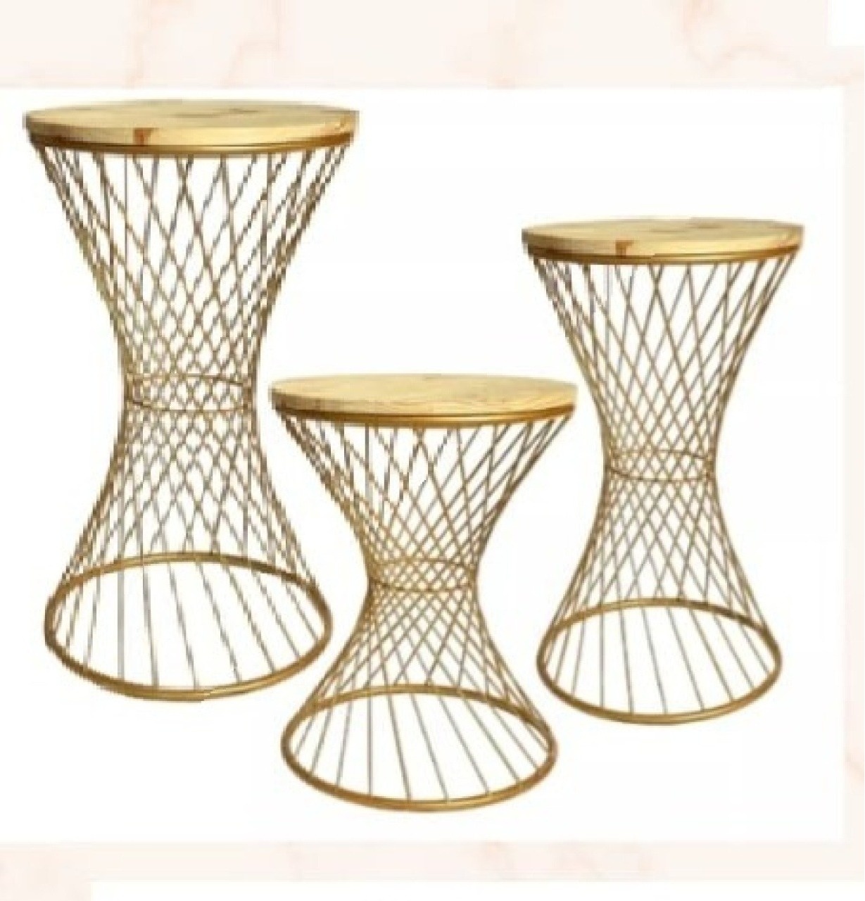 Mesa Bailarina  Ferro - HK Décor & pegue  e monte