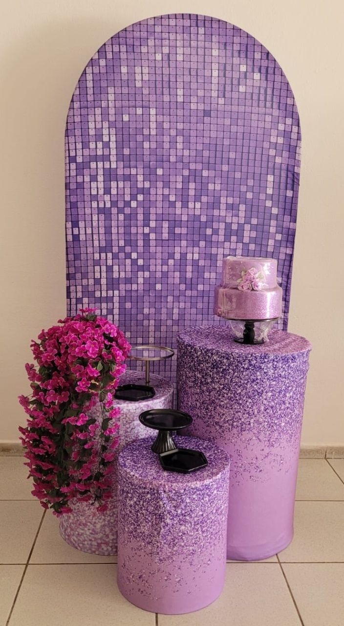 Kit Prata - Roxo - HK Décor & pegue  e monte