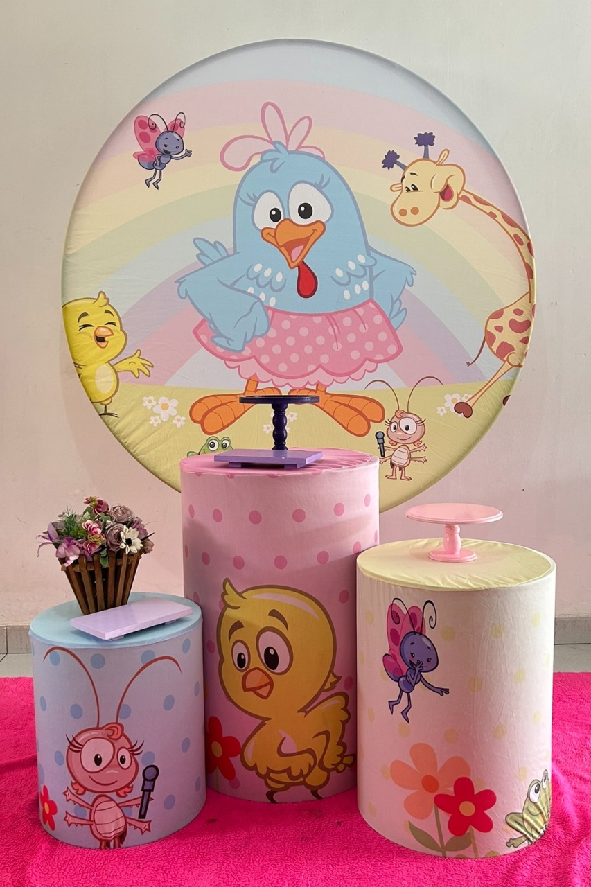Galinha Pintadinha - HK Décor & pegue  e monte