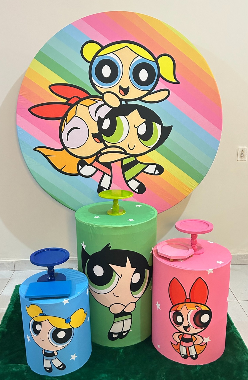 Meninas Super Poderosas - HK Décor & pegue  e monte