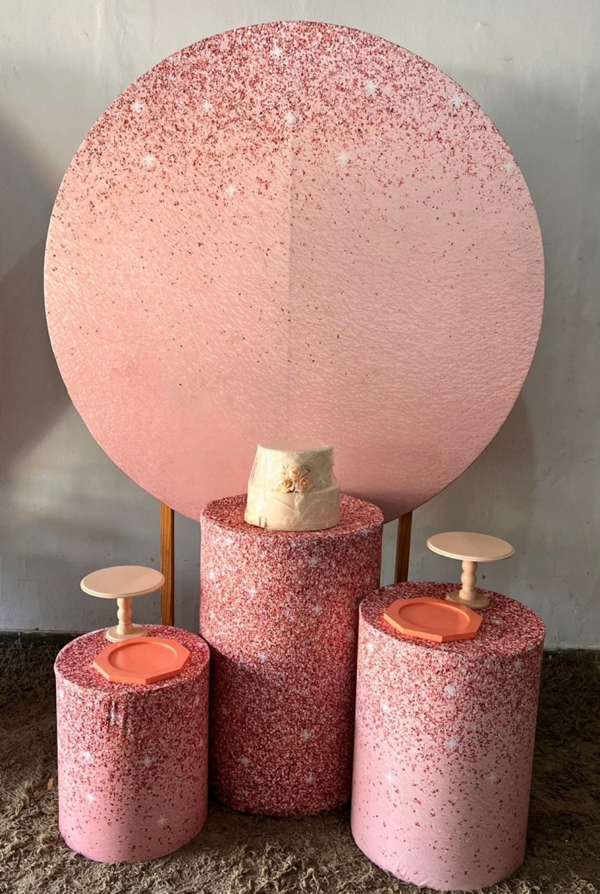 Kit Bronze - Rose Com Glitter - HK Décor & pegue  e monte