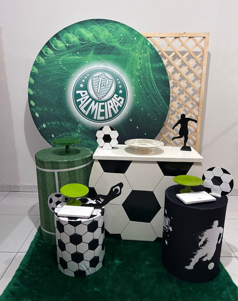 Kit Ouro  - Palmeiras - HK Décor & pegue  e monte