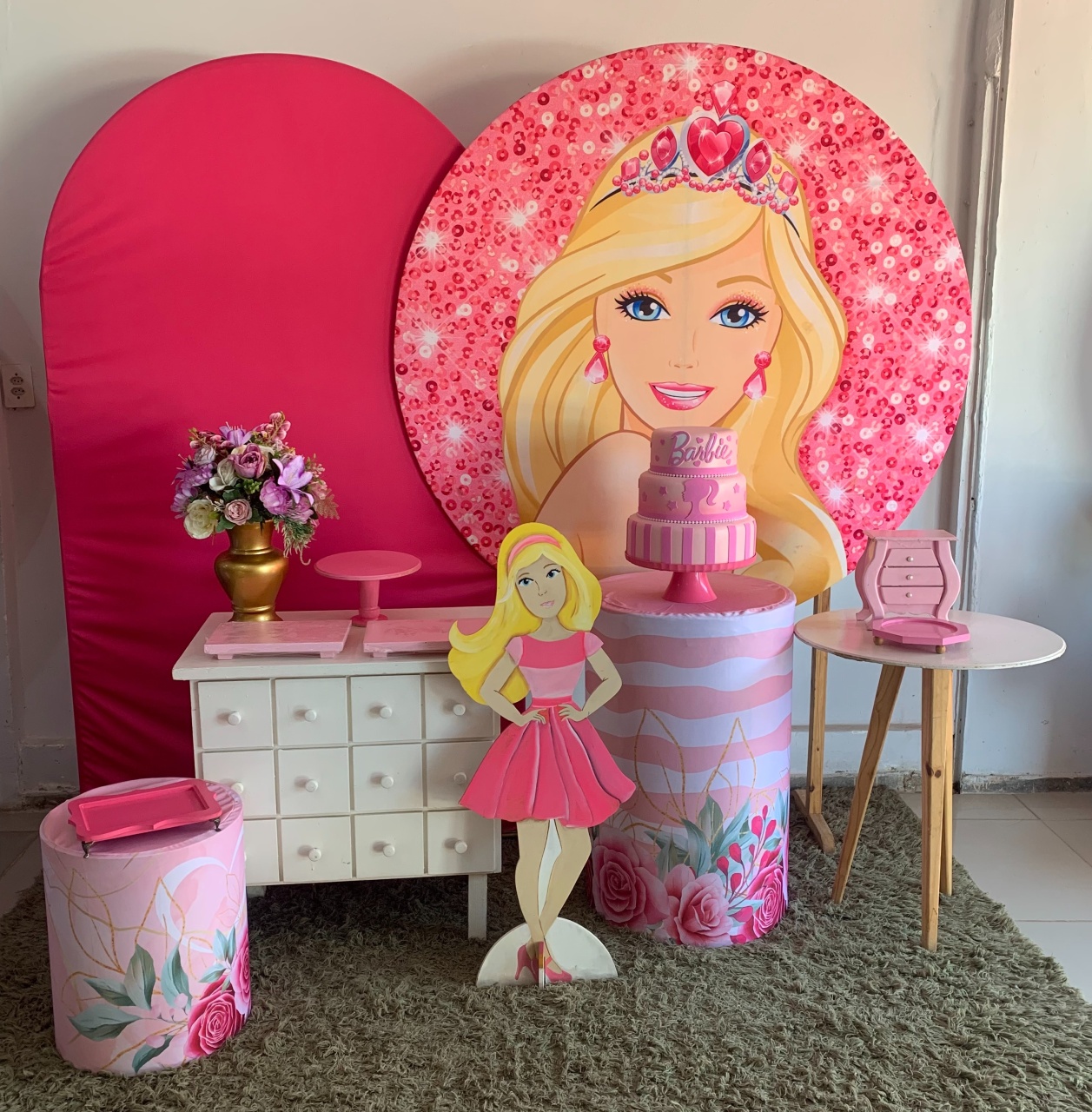 Kit Ouro  - Barbie - HK Décor & pegue  e monte