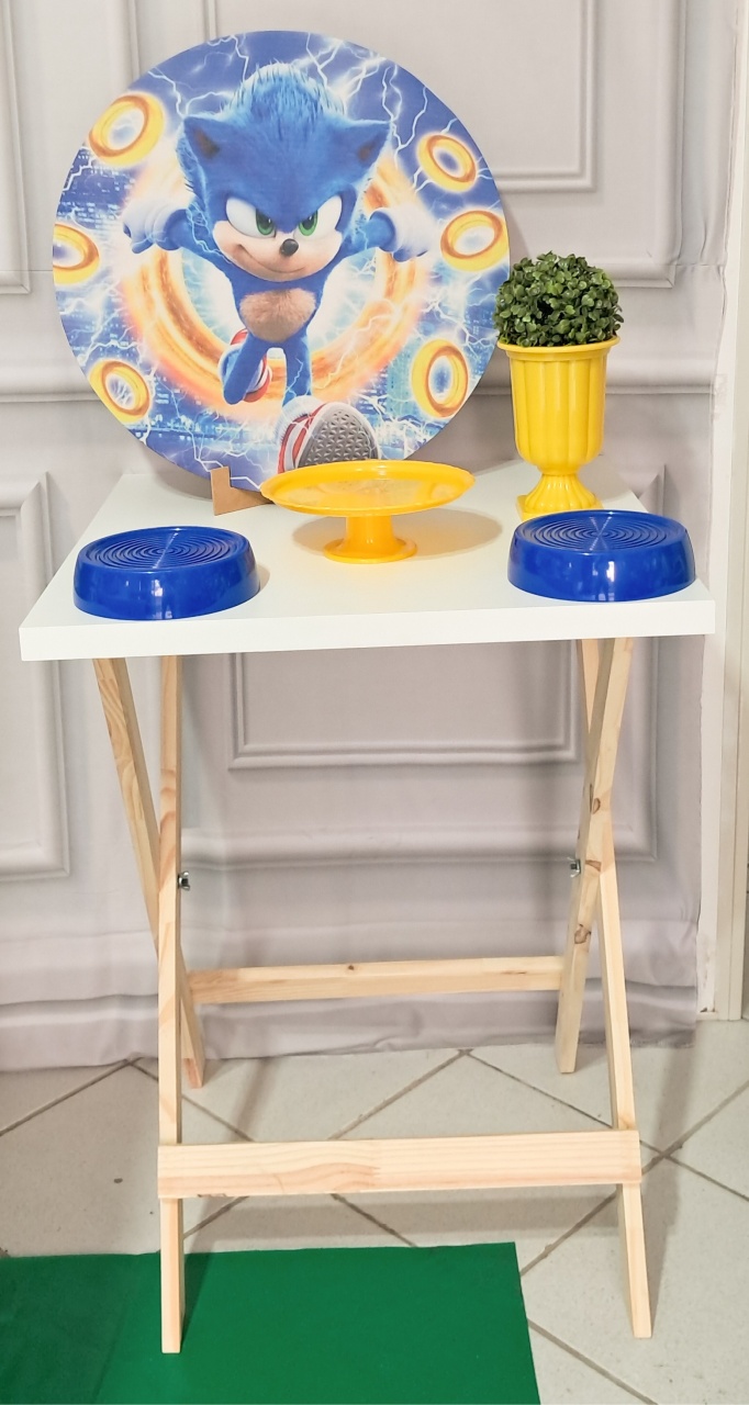 Festa Na Mesa Sonic - Silmara Decorações 