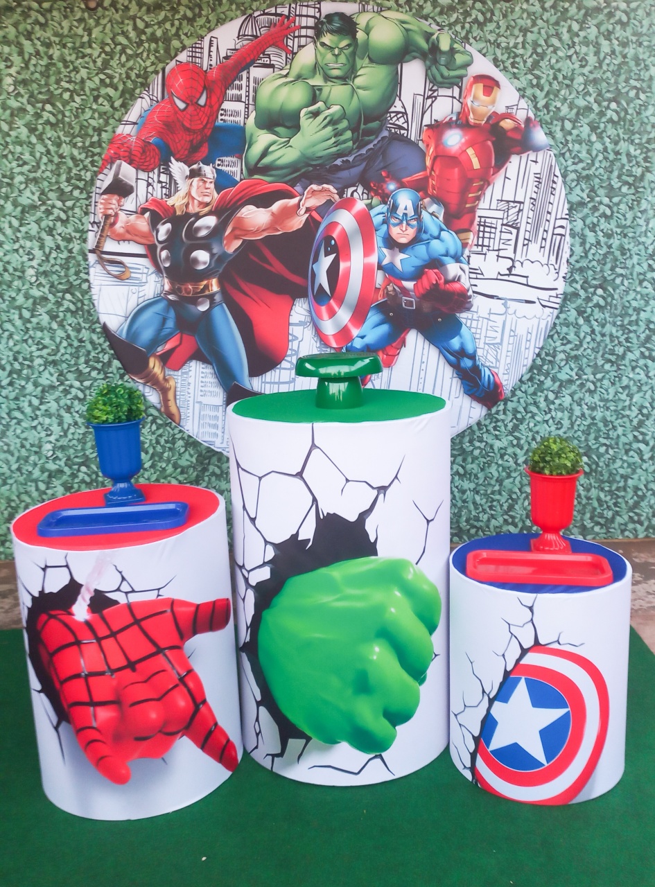 Vingadores 02 - Silmara Decorações 