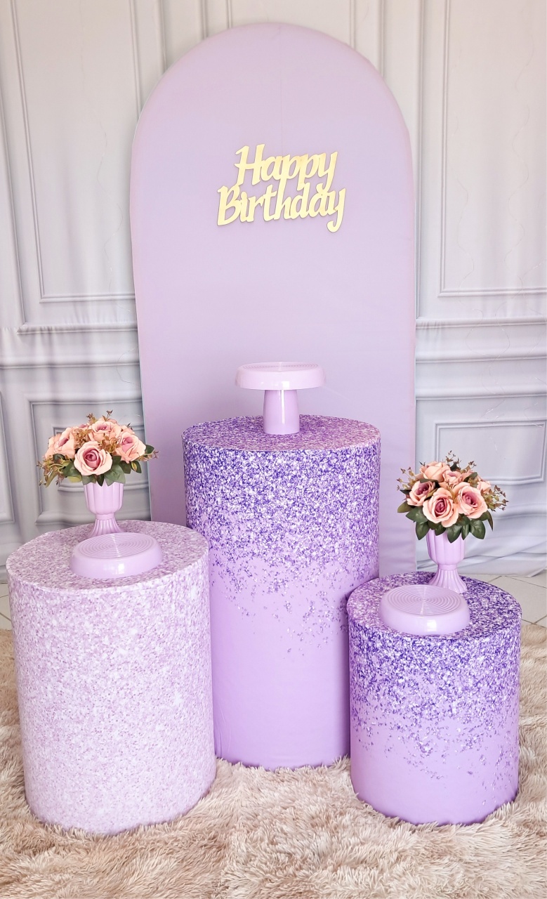 Kit Luxo Lilás  - Silmara Decorações 