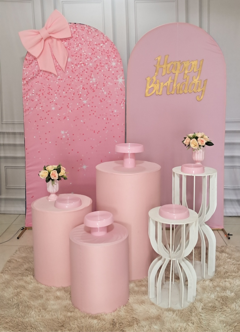 Laços Rosa Luxo  - Silmara Decorações 