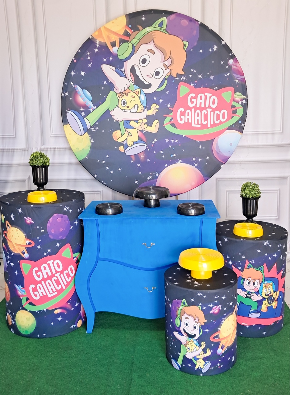 Gato Galático  - Silmara Decorações 