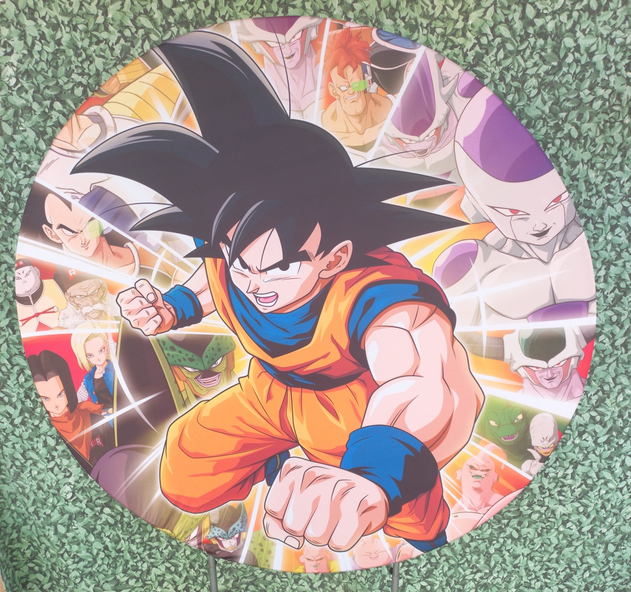 Tecido Painel Redondo Dragon Ball Z - Silmara Decorações 
