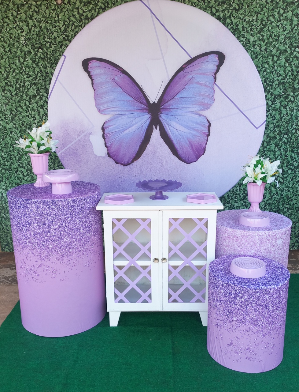 Borboleta Lílas - Silmara Decorações 