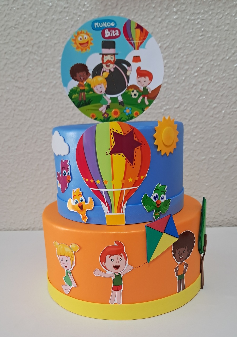 Bolo Cenográfico Mundo Bita - Silmara Decorações 