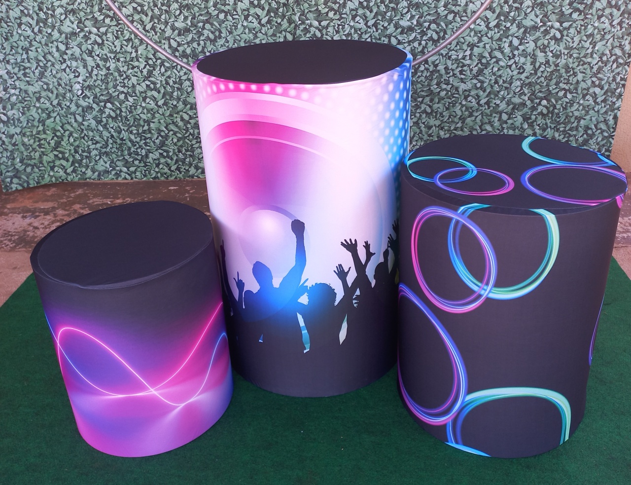 Tecido Capa de Cilindro Neon - Silmara Decorações 